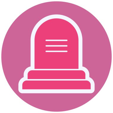 Tabut. Web simgesi basit illüstrasyon