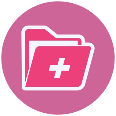 folder web icon. simple illustration