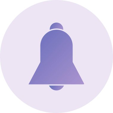 bell simple web illustration icon