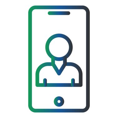 cep telefonu ikonu vektör illüstrasyonu