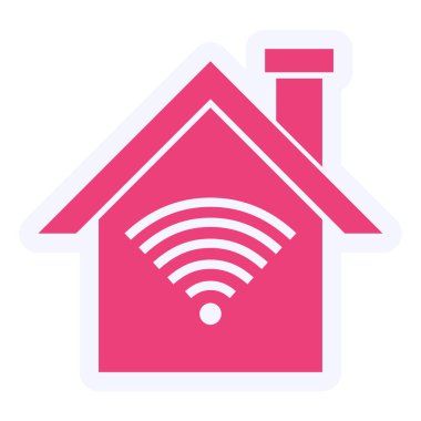 Ev simgesinin vektör illüstrasyonu