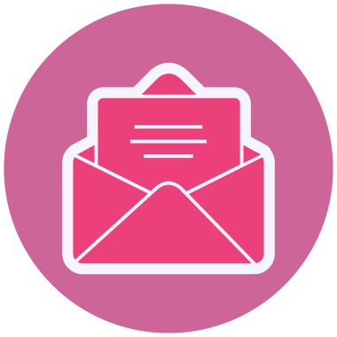 Mektup. Web simgesi basit illüstrasyon 