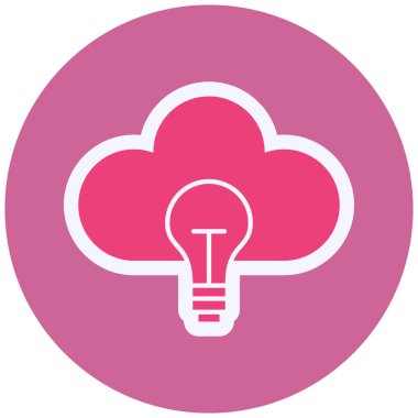 Ampul. Web simgesi basit illüstrasyon 