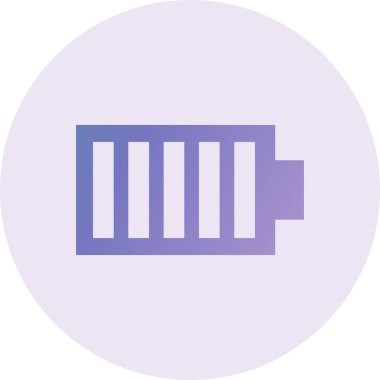 web icon simple illustration of Battery