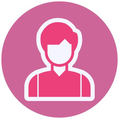 avatar vektör renk simgesi