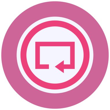 ok simgesinin vektör illüstrasyonu