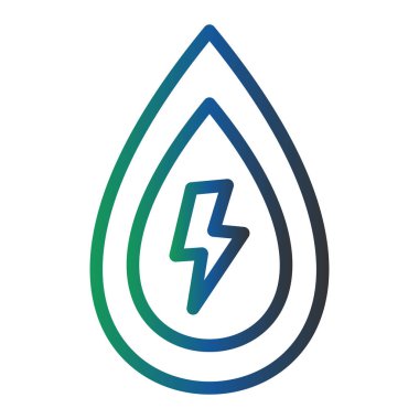 illustration of Water Energy icon