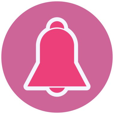 bell simple web illustration icon