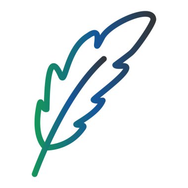 Tüy. Web simgesi basit illüstrasyon