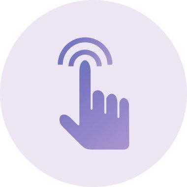 Parmak imleci. Web simgesi