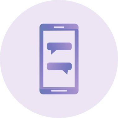 chat web icon simple illustration 