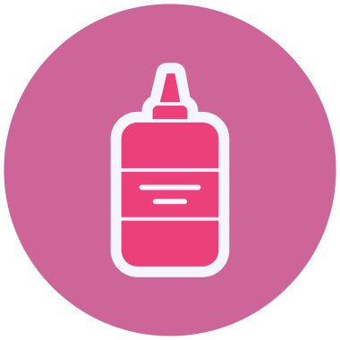 Yapıştırıcı. Web simgesi basit illüstrasyon