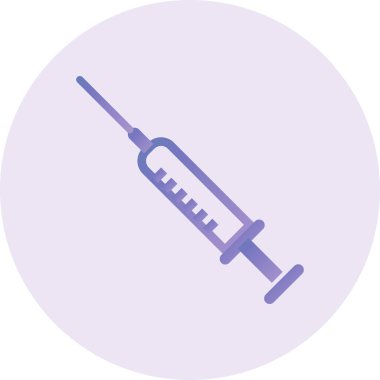 Şırınga. Web simgesi basit illüstrasyon