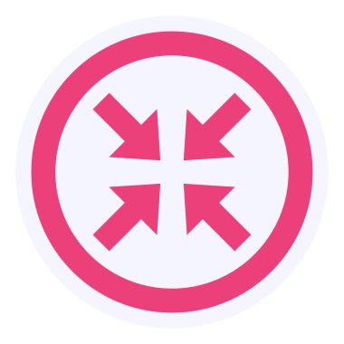 Shrink web icon simple illustration