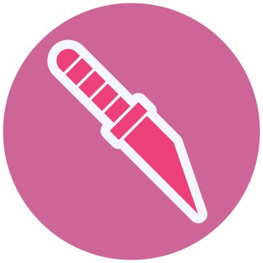 Dilimleme Aracı Vektör Kabartma Simgesi Tasarımı