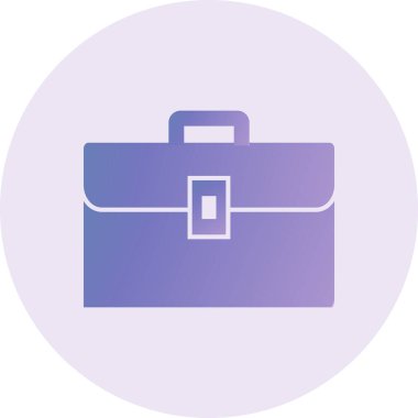 evrak çantası simgesi, vektör illüstrasyonu 