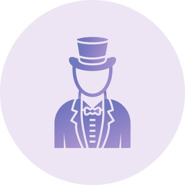 Magician  modern icon vector illustration