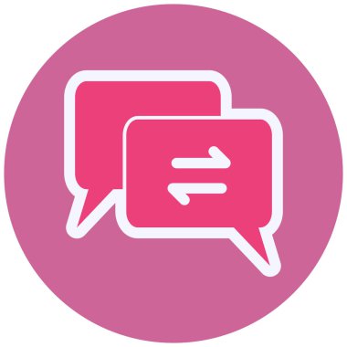 İletişim simgesinin vektör illüstrasyonu