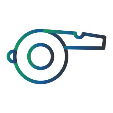 whistle icon, simple web illustration