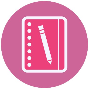 Kitap simgesinin vektör illüstrasyonu 