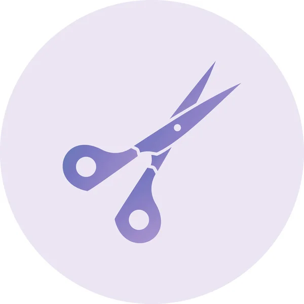 Scissor Vector Glyph Icon Design — Stockvektor