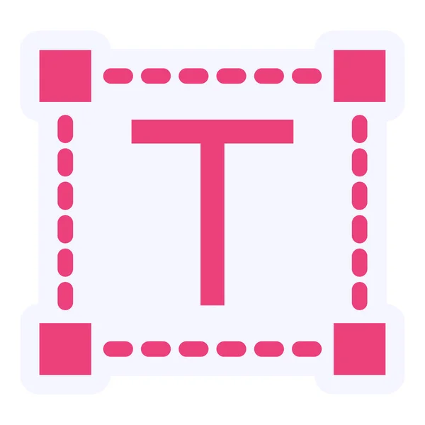 Text Editor Vector Glyph Icon Design — 스톡 벡터