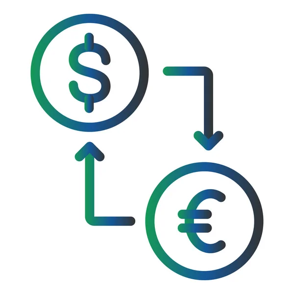 Currency Exchange Vector Icon — Stock Vector