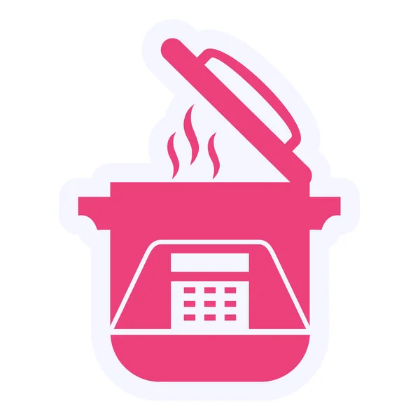 Color Cooking Vector Illustration Icon — Wektor stockowy