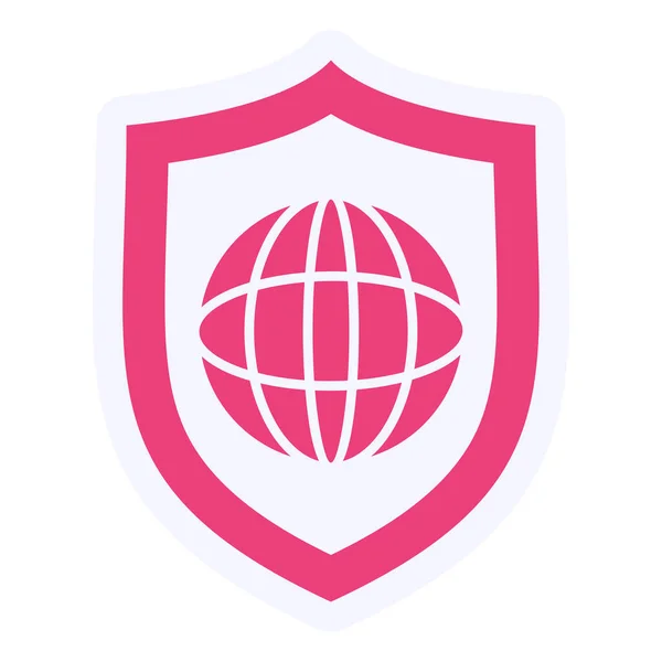 Protection Security Icon Vector Illustration — 图库矢量图片