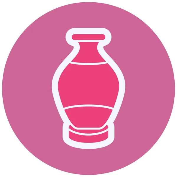 Vase Vector Glyph Icon Design — Stockvektor