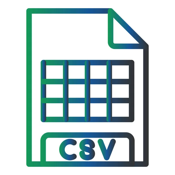 Digital Document Web Icon Simple Illustration — Stock vektor