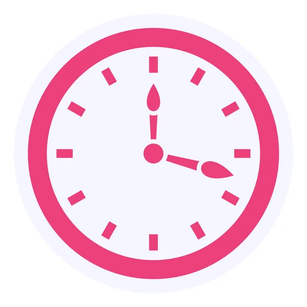 Color Clock Icon Vector Illustration — Stockvector