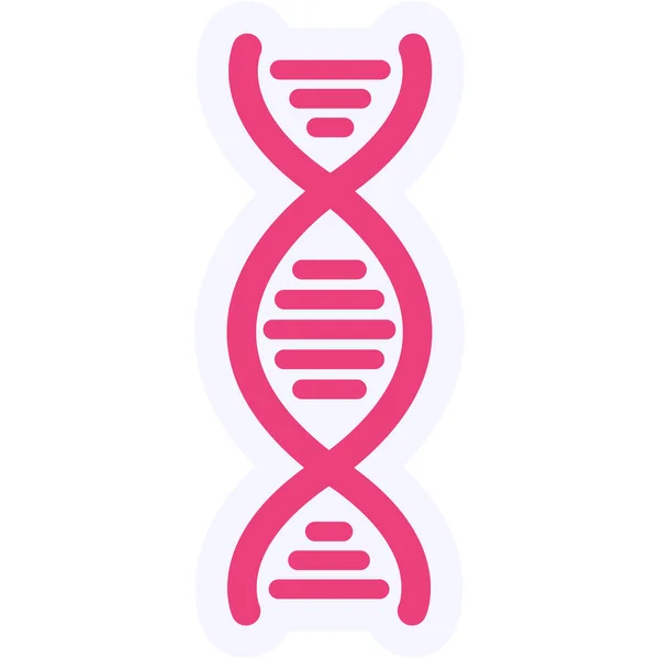 Dna Vector Glyph Icon Design — 스톡 벡터