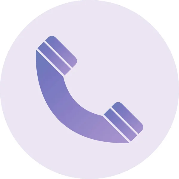 Telefon Web Icon Vektor Illustration — Stockvektor