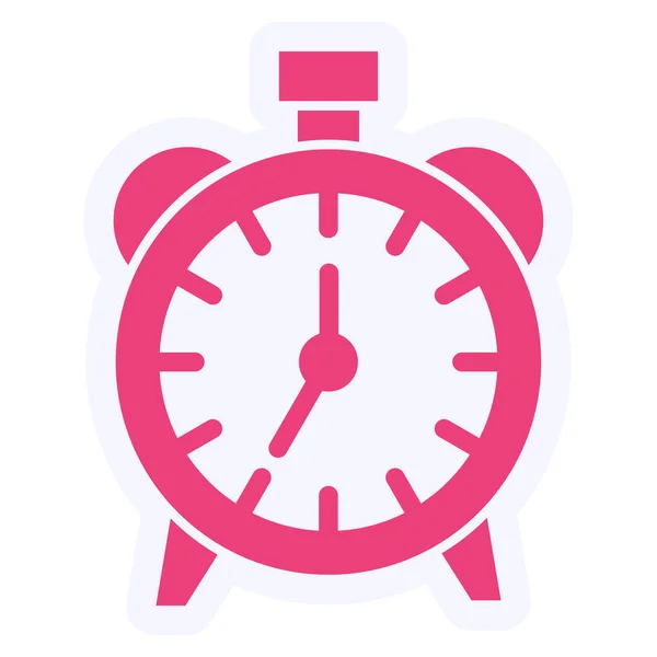 Color Clock Icon Vector Illustration — Stock Vector