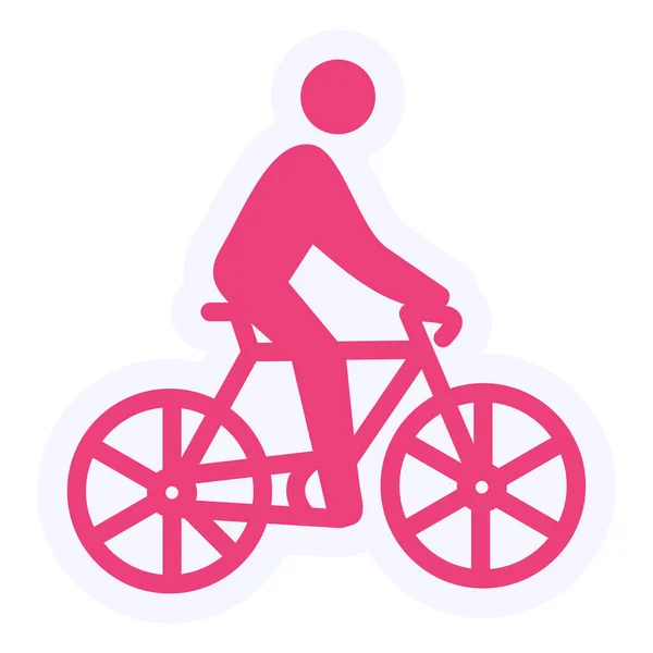 Bicycle Icon Vector Illustration Cycling — Stock Vector