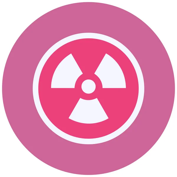 Nuclear Ícone Web Ilustração Simples — Vetor de Stock