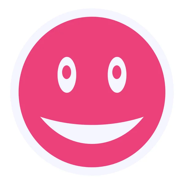 Vector Smile Icon Illustration — Vector de stock