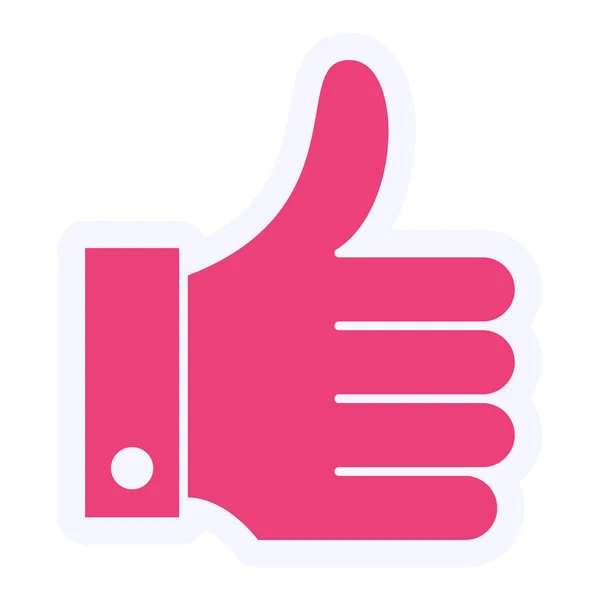 Thumbs Vector Glyph Icon Design — 图库矢量图片