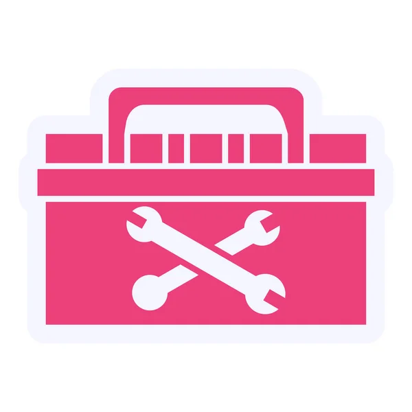 Workshop Tool Concept Web Icon Vector Illustration — 图库矢量图片