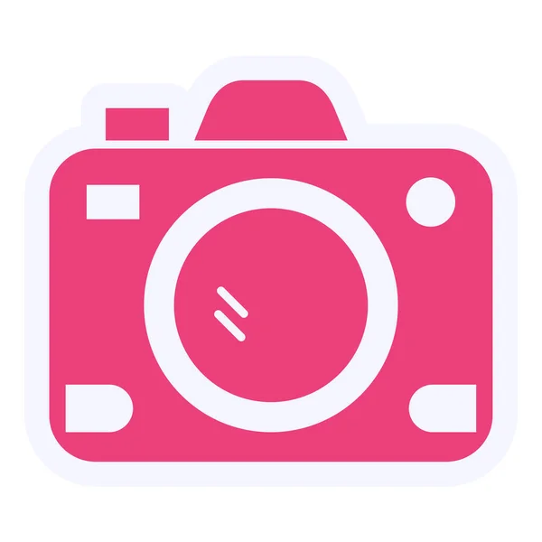 Toy Camera Vector Glyph Icon Design — Vector de stock