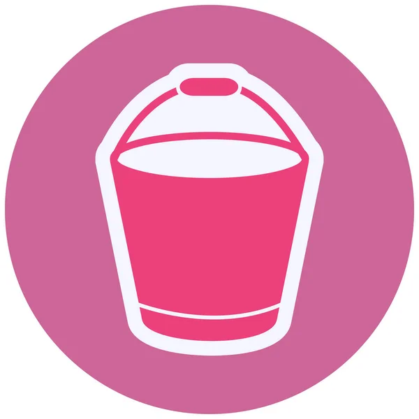 Web Icon Simple Illustration Bucket — Wektor stockowy