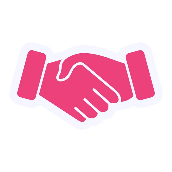 Handshake Icon Vector Illustration — Stock Vector