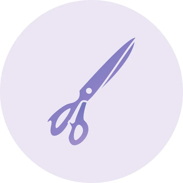 Tailor Craft Web Icon Simple Illustration — ストックベクタ