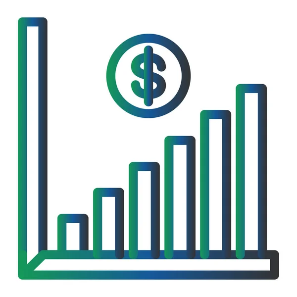 Web Icon Simple Illustration Business Profit – Stock-vektor