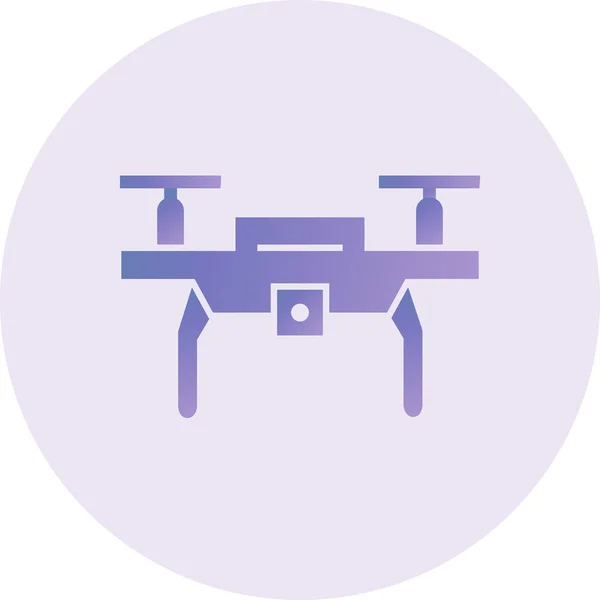 Drohnen Symbol Vektorillustration — Stockvektor