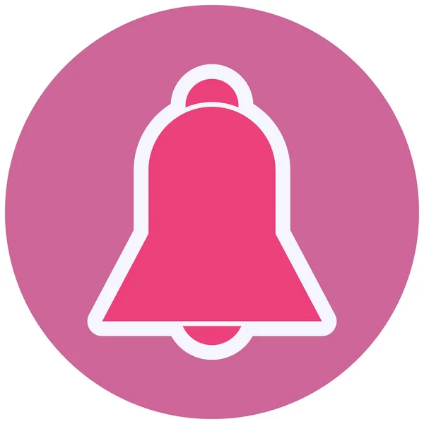 Bell Simple Web Illustration Icon — Vetor de Stock