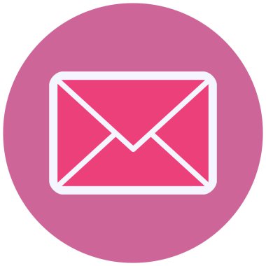 Mektup. Web simgesi basit illüstrasyon