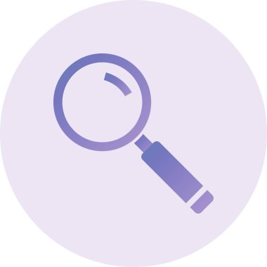 Arama simgesi vektör illüstrasyonu