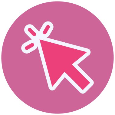 İmleç simgesinin vektör illüstrasyonu